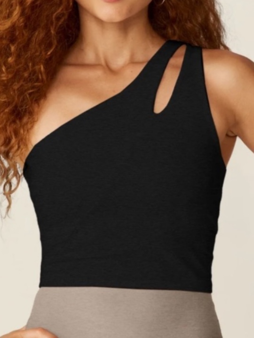 NWT Beyond Yoga Spacedye Lost Your Mind One Shoulder Cropped Top